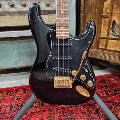 1980 Fender "The Strat" Black with matching headstock image 1