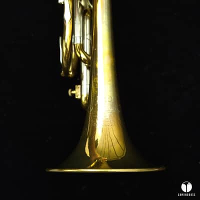 F.E. Olds Standard Los Angeles Bb cornet LM gamonbrass case mouthpiece image 2