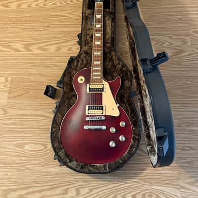 Gibson Gibson Les Paul Trad Pro V Satin Electric Guitar 2024 - Satin Win Red image 1