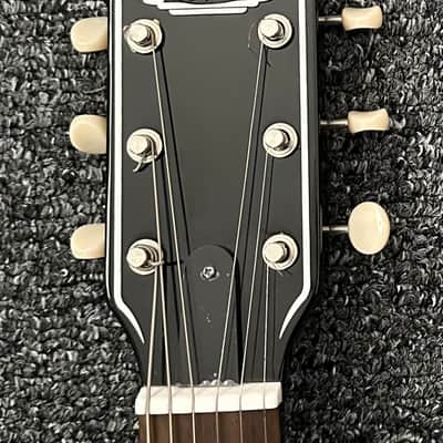 Supro 2010BM Jamesport Single Pickup Island Series Electric Guitar 2017 - Ocean Blue Metallic - Kluson tuners. image 6