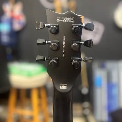 ESP LTD Viper-1000 Baritone 2022 - Present - Black Satin image 6