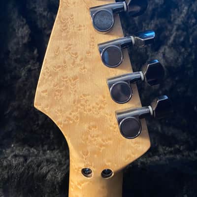 Partcaster Superstrat Ibanez Hybrid Red burst image 5