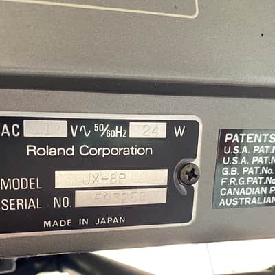 Roland JX-8P with Rare Multi-Memory Bank Cartridge image 12
