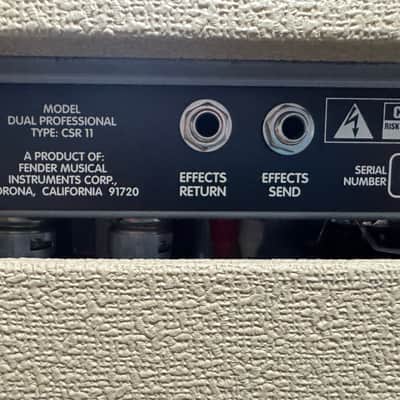 Fender Dual Professional 100-Watt 2x12" Guitar Combo 1995 - 2002 - Blonde image 8