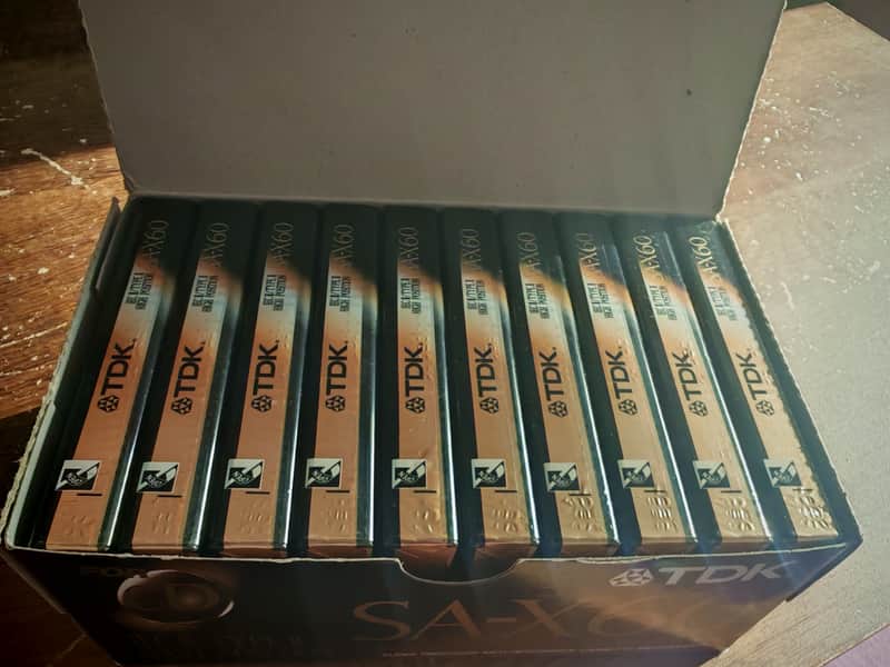 TDK SA-X 60 Type II tapes - 10 New Units (NOS) image 1