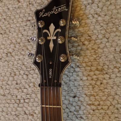 Hagstrom HJ800 Jazz Guitar - Gloss Tobacco Burst image 6