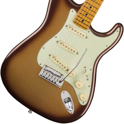 Fender American Ultra Stratocaster with Maple Fretboard 2019 - Present - Mocha Burst image 2