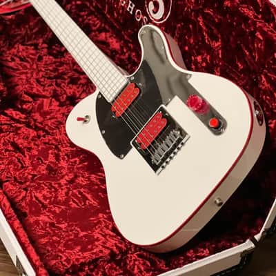 Fender John 5 Ghost Telecaster with Maple FB in Arctic White image 5