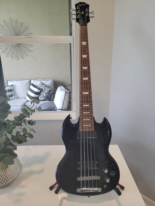 【10295】 EPIPHONE by Gibson SG Bass Epiphone By Gibson 5 String bass SG | Reverb