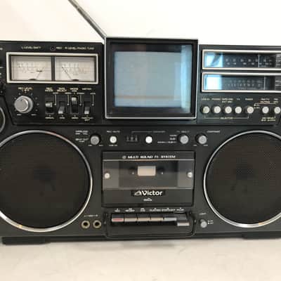 Victor M-8000 Boombox TV Tuner Rare Vintage Cassette Recorder | Reverb