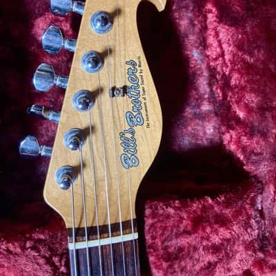 Bill’s Brothers ST Type Surf Green Made in Japan Electric Guitar Used image 4