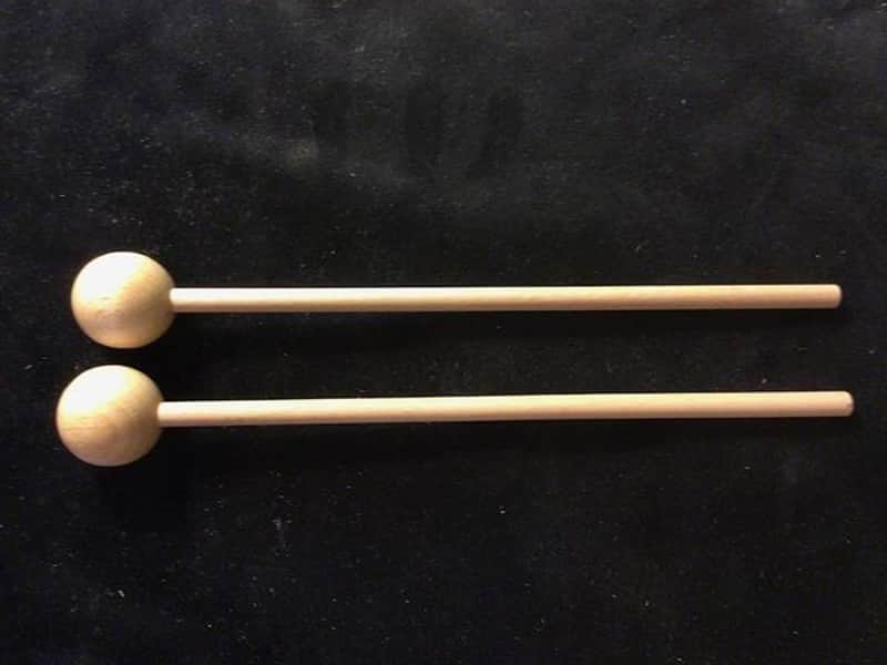 Rohema Percussion - Percussion Mallets Xtra-Hard Wooden Ball (Made In Germany) Pair image 1