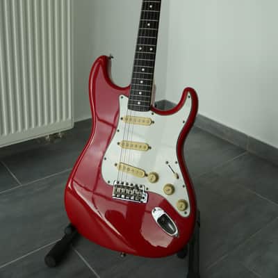 1984 Squier by Fender JV strat stratocaster MIJ Japan torino red image 1