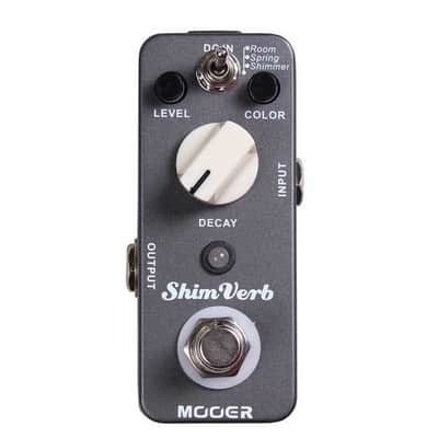 Mooer Shim Verb Reverb Pedal 3 reverb modes/Room/Spring/Shimm True Bypass NEW image 1