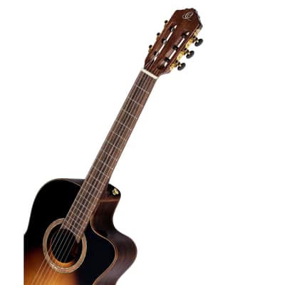 Ortega RCE158SN-TSB Slim Neck Tobacco Sunburst - 4/4 classical guitar image 6