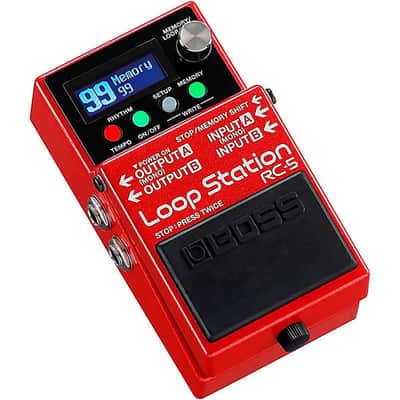Boss RC-5 Loop Station Effects Pedal Red image 2