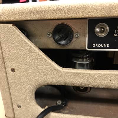 Pre-CBS Fender Band-Master Head & Cab 1964 - Blonde Tolex image 7