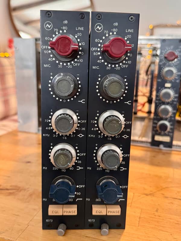 Vintage Neve 1073 matched pair consecutive serial numbers image 1