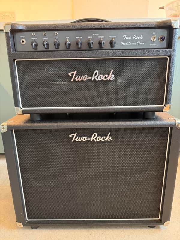 Two-Rock Traditional Clean 100/50 Head + Two-Rock 1x12 Cabinet image 1