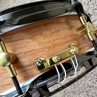 MINT: Very Rare Noble & Cooley Solid Texas Pecan 14x4 snare, only 5 made image 3