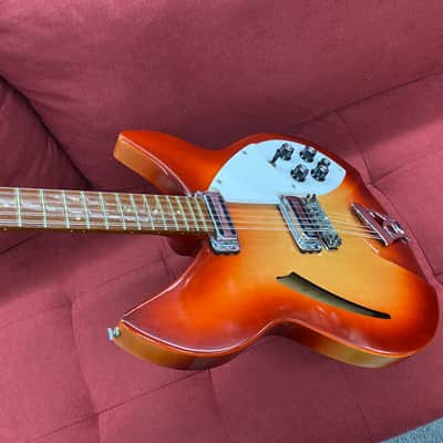 Rickenbacker 330/12 Electric 12-String Guitar 1967 - Fireglo with Original Case image 9