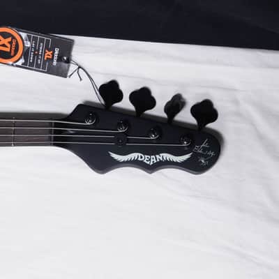 DEAN John Entwistle HYBRID Pro 4-string BASS guitar NEW Black Satin w/HARD CASE image 7