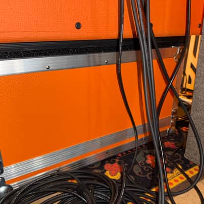 Orange Rockerverb 100 MKIII Tube Amp Head + Orange 2 X 12" Celestion closed-back guitar cabinet PRO GUITAR RIG: comes with amp head flight case + 2 Orange footswitches image 7