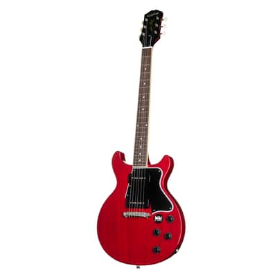 Epiphone Les Paul Special Double Cut Cherry Red - Single Cut Electric Guitar image 10