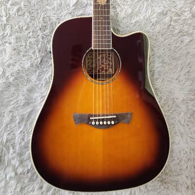 Tagima Canada Series Vancouver acoustic-electric guitar with hardshell case image 1