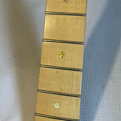 2004 Fender USA American 50th Anniversary Deluxe Stratocaster Guitar Neck 22 Fret Maple FB (Clean) image 11