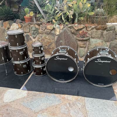Slingerland 9pc Double Bass Drum Set Kit image 18