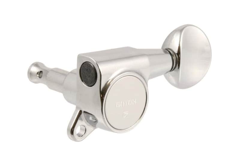 Allparts TK-0760-001 - Gotoh SG381 6 In Line Mini Tuning Keys - Nickle image 1