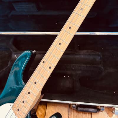 Ernie Ball Music Man StingRay Bass – 2005 (Translucent Teal) image 3