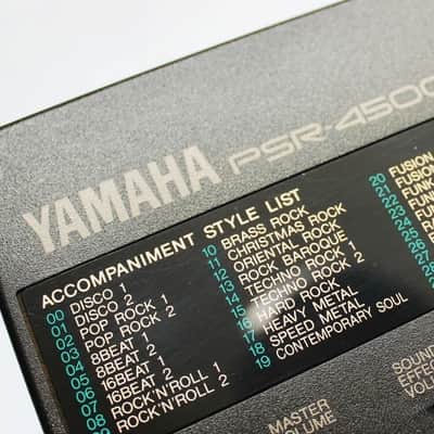 Tastiera Yamaha PSR-4500 Portatone Keyboard Japan 1989 image 6