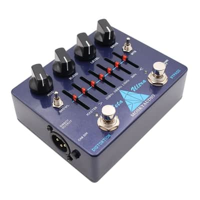 Bass Preamp Pedal with Distortion 6 Band EQ image 2