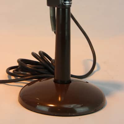 Astatic model 30 Bullet Mic Microphone with stand 1951 Brown image 1