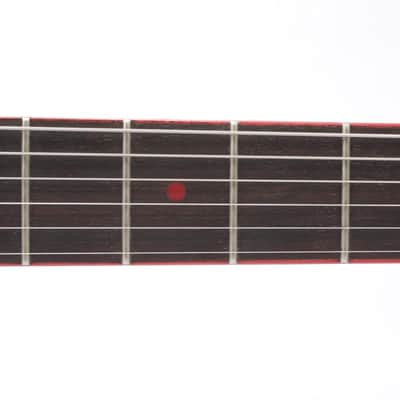 1980's Cort Black & Red Electric Guitar w/ Jackson Style Headstock #43829 image 7