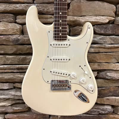Fender American Standard Stratocaster with Rosewood Fretboard 2008 - Olympic White w/ OHSC image 2
