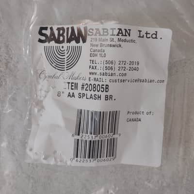 Sabian AA 8" Splash Cymbal - Brilliant - NEW/UNUSED image 11