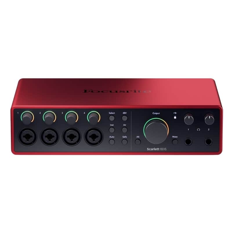 Focusrite Scarlett 18i16-4G 4th Generation USB Audio Interface with 18 Inputs, 16 Outputs, and Four 4th Gen Scarlett Mic Preamps image 1