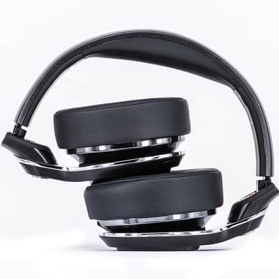 New Monster Elements Over Ear Headphones Wireless/Wired Black Slate image 5