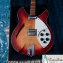 1989 Rickenbacker 360/12 - Fireglo - Set Up as a 6 String - Perfect Frets/Action/Intonation