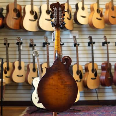 Northfield NFS-F2 Adirondack Red Spruce/Figured Maple F-Style Oval Hole Mandolin Light Cherryburst w/Hard Case image 6