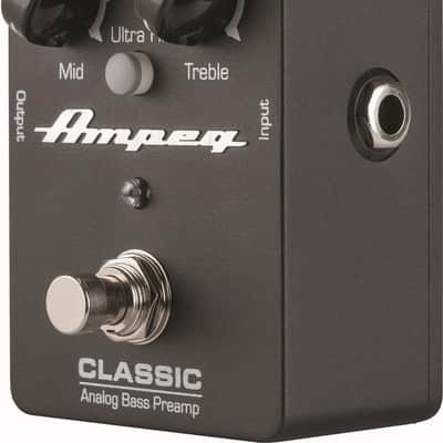 AMPEG CLASSIC ANALOG BASS PREAMP EFFETTO PREAMPLIFICATORE A PEDALE PER BASSO CON EQUALIZZATORE 3 BANDE image 4