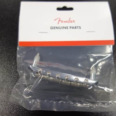 Fender American Professional Jaguar/Jazzmaster 7.25" Radius Bridge Assembly, Nickel image 1
