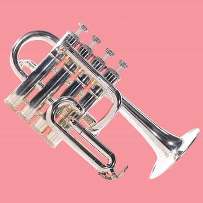 Yamaha YTR-6810S Piccolo Trumpet Silver USED image 1