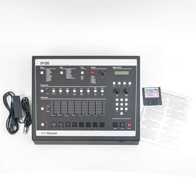 Rossum SP-1200 Reissue Sampler Drum Machine w/ PSU, OS, Manual – 12-bit image 1