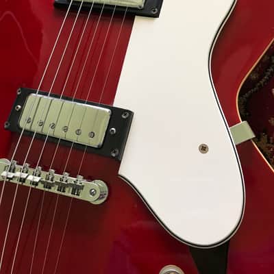Epiphone Riviera 2003 Cherry Red with Mini-Humbuckers (Korean Peerless Factory) image 3