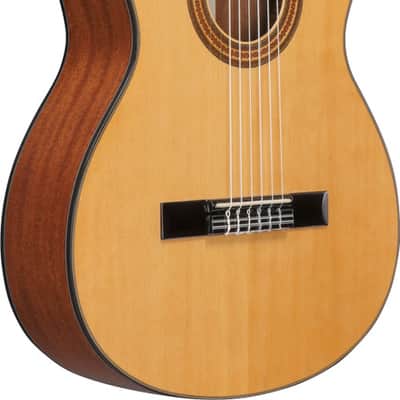 Ibanez GA Series GA6CE Classical Cutaway Acoustic-Electric Guitar - Natural (GA6CE) image 2