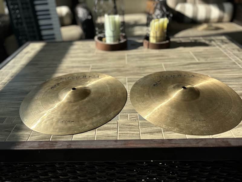 Istanbul Agop Mel Lewis 1982 13" high hats hi hat image 1